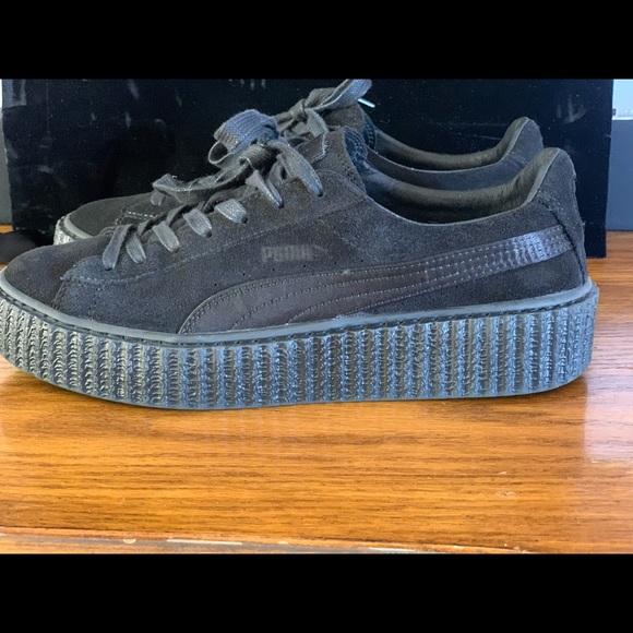 Puma Creeper Velvet X Fenty By Rihanna Puma"Black" - Picture 2 of 6